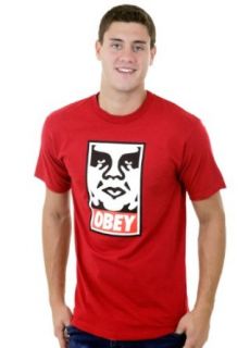 Obey Men's Icon Face Short Sleeve Basic Tee at  Mens Clothing store