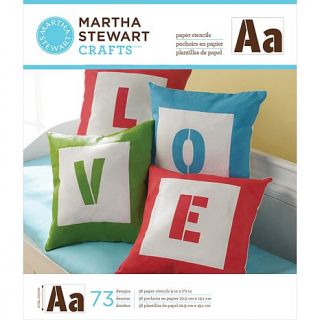 Martha Stewart Crafts® Large Paper Stencils   Sans Serif Alphabet