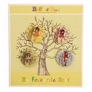 four seasons badge set by belle & boo