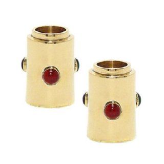 Candle Holders for Shabbat Diner and Jewish Holiday   Brass 2" SET  