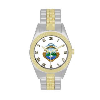 Costa Rica Coat of Arms Wristwatch