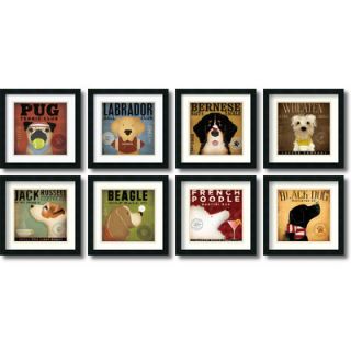 Amanti Art Stephen Fowler Dogs by Stephen Fowler 8 Piece Framed