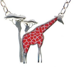 giraffe chain necklace by very beryl