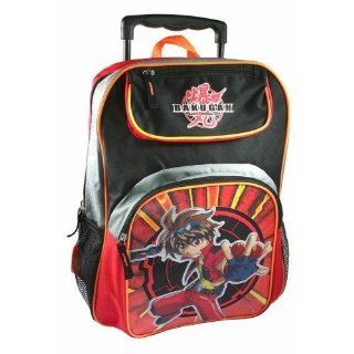 Bakugan Rolling Backpack   Bakugan Full size Wheeled Backpack ( Red ) Toys & Games