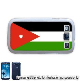 Jordan Flag Samsung Galaxy S3 i9300 Case Cover Skin White Cell Phones & Accessories