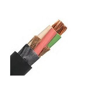 50ft 1/0 AWG 4C Type W Cable   259 STR    40C to 90C   2000V   Black   Electrical Cables  