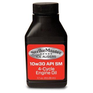 Strike Master Ice Augers 1.7 Ounce Bottle of 4 Cycle Crankcase Oil  Strikemaster Oil  Sports & Outdoors