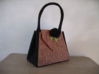 grace handbag salt and pepper by hope and benson