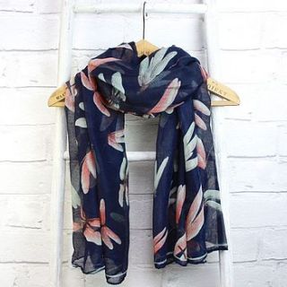 dragonfly scarf by lisa angel