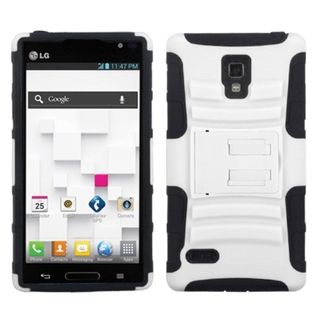 BasAcc White/ Black Advanced Armor Stand Case for LG Optimus L9 P769 BasAcc Cases & Holders