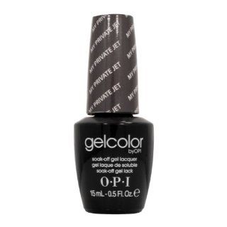 OPI GelColor Nail Polish Manicure Gel Salon Grey MY PRIVATE JET GCB59 0.5 oz  Beauty