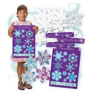 Color Diffusing Paper Snowflakes Kit Toys & Games