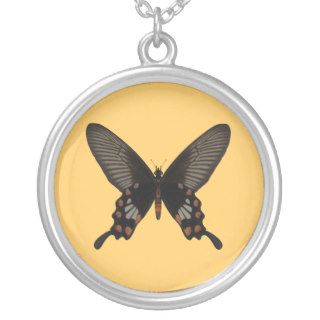 Rose Swallow Tail Butterfly Pendant
