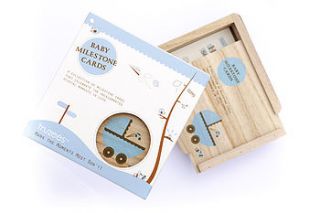 baby milestone cards by posh totty designs interiors