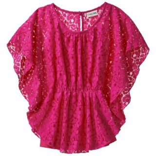 Cherokee Girls 3/4 Sleeve Shirt   So Pink M