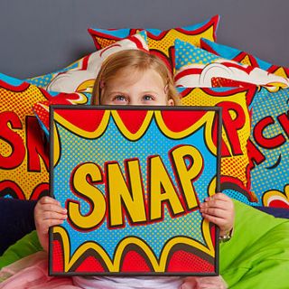 'snap' pop art print by coconutgrass