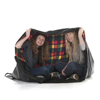 plaid waterproof picnic blanket by gigsak