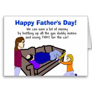Daddy's contribution Father's Day Card