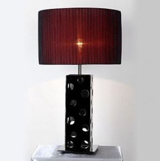 Comtemporary Artistic Dark Red Table Lamp    