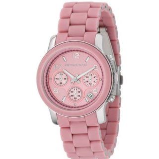 Michael Kors Pink Polyurethane Chronograph Pink Dial Women's Watch #MK5195 at  Women's Watch store.