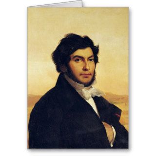 Portrait of Jean Francois Champollion  1831 Greeting Card
