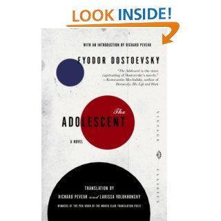 The Adolescent (Vintage Classics)   Kindle edition by Fyodor Dostoevsky, Richard Pevear, Larissa Volokhonsky. Literature & Fiction Kindle eBooks @ .