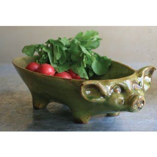 Shop Kalalou Lime Ceramic Pig Bowl at the  Home Dcor Store. Find the latest styles with the lowest prices from Kalalou