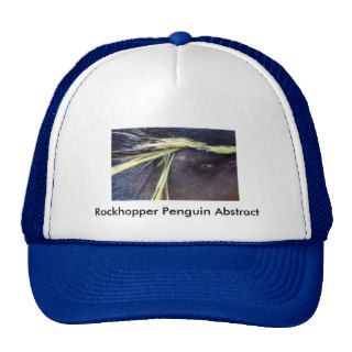 Rockhopper Penguin Abstract Hat