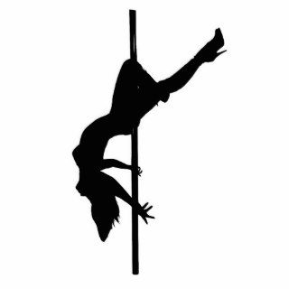 Pole Dancer Sillouette Acrylic Cut Outs