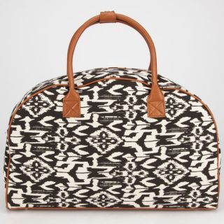 Ikat Print Tote Bag Black Combo One Size For Women 242558149