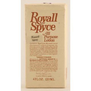 ROYALL SPYCE by Royall Fragrances All Purpose Lotion / Cologne 4 oz for Men  Beauty