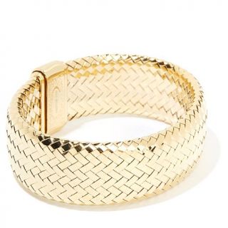 Bellezza Braided Bronze 7" Bangle Bracelet