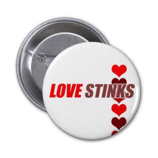 Love Stinks Anti Valentine's Day Pin