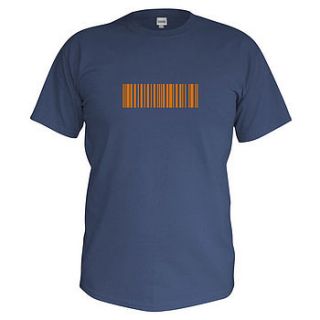 men's personalised barcode t shirt by primitive state