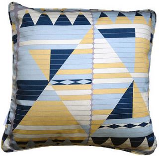 geometric cushion by natasha lawless design