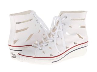 Converse Chuck Taylor All Star Hi Ness Cutout Womens Lace up casual Shoes (White)