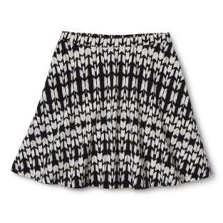 Juniors Printed Skirt   Black/White M
