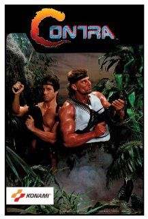 Contra Video Arcade Game Poster Print 24" X 36" Video Games