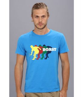Boast Wordmark Silhouette Tee Mens T Shirt (Blue)