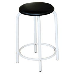 Martin Ashley White Studio Stool