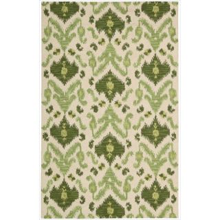 Nourison Hand tufted Siam Green/ Ivory Rug (36 X 56)