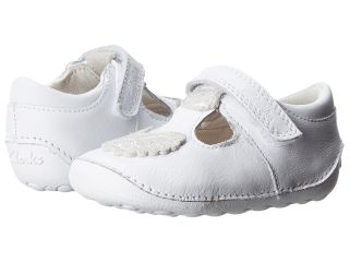 Clarks Kids Ida Sweet Girls Shoes (White)