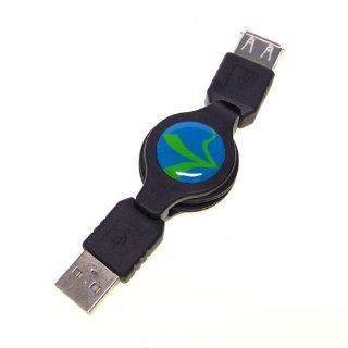 Retractable Type A Regular USB Male to Female Cable with Lenth 70cm Computers & Accessories
