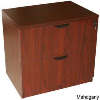 Boss Two drawer Cherry Or Mahogany Finished Lateral File