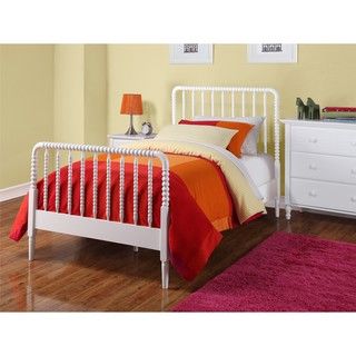 Dorel Asia Traditional Twin Bed White Size Twin