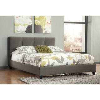 Signature Design By Ashley Signature Designs By Ashley Masterton Grey Upholstered Queen Bed Black Size Queen