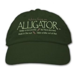 Advice From An Alligator ~ Dark Green Hat Clothing