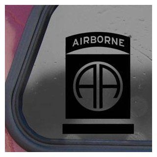 82nd Airborne US Army All American Black Decal Sticker Wall Black Decal Sticker   Decorative Wall Appliques