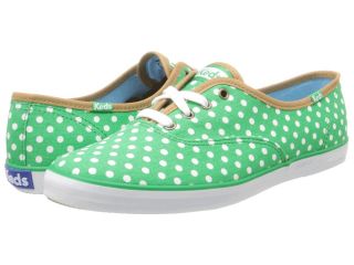 Keds Champion Dot Womens Lace up casual Shoes (Green)