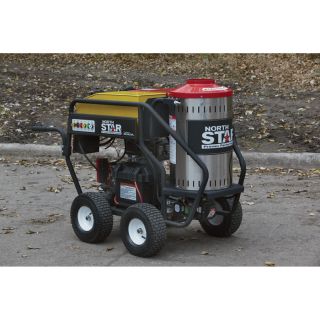 NorthStar Gas Powered Wet Steam & Hot Water Pressure Washer with Honda Engine — 3000 PSI, 4 GPM  Gas Hot Water Pressure Washers